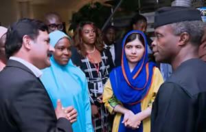 AG PRESIDENT OSINBAJO RECEIVES MALALA 5 e1500323413153