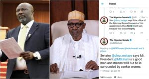 Maina: Buhari Is A Good Man Surrounded By Cankerworms - Dino Melaye Defends Buhari 2 6151612 din jpegc5e051191b890b37210ff98108da204a