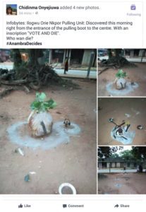 SHOCKING!! Anambra Election: "Vote & Die" Charms, Juju Spotted At A Pooling Unit (Photos) 3 6274434 screenshot201711180905291 jpeg37abf4511acd2c689bf4c845376e97e4