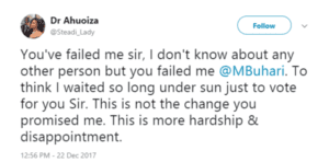 ”I Waited Under Sun Just To Vote For You, But You Failed Me” -Lady Blasts Buhari 2 6456481 failed600x296 pngbc27d0cd3b76de53f75cb9f10497d3c6
