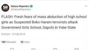 BREAKING!!! Boko Haram Reportedly Abducts Over 100 Secondary School Girls In Yobe (Photos) 4 Boko school
