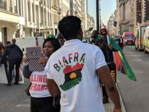 BREAKING!!! Biafran Activists Disgrace Buhari Before the Queen of England (Photos) 2 FB IMG 1524164218656